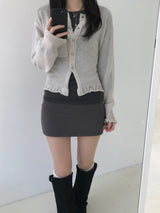 Mohair Backless Cardigan (3 colors)