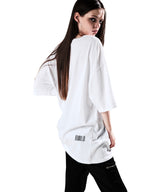 NO.122 バーコード Tシャツ ホワイト