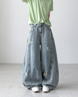 Raito Curved Balloon Denim