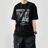 オーバーサイズフィットオリンピアプリントTシャツ