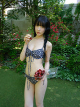 black floral bikini
