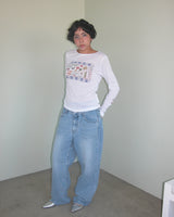 Veggie knits L/S ,White
