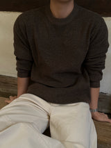 Mild pintuck wide pants