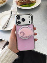 Big Angel Wing Magsafe Grip Tok Holder Smart Tok(Pink)