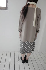 tied dot skirt (2c)