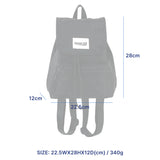FLAP STRING MINI BACKPACK