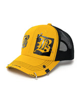 BBD Dual B Logo Trucker Mesh Cap (Mustard)
