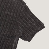 LMN Benny a ribbed bone Henley Neck Short Sleeve (4 colors)
