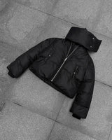 DK FUNNEL-NECK PUFFER JACKET