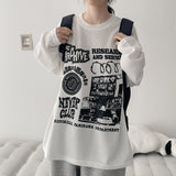 クリップ ボックスフィット ニット ロングスリーブ Tシャツ (3 colors) H&L
