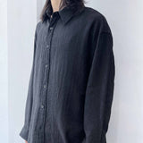Sheer Stripe Long-Sleeve Shirt