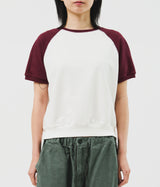(W) イブハーフスウェットTシャツ (2color)