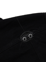 1/2 ウェブトラッカーデニムジャケット (BLACK)