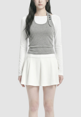 Lea Halter Layered Slim Top