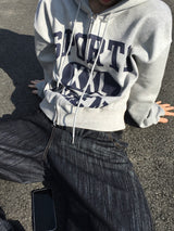ノルディックサブワイドフレアデニムパンツ