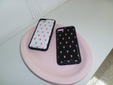 heart epoxy bumper case [white]
