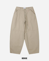 Obi Button Denim Pants