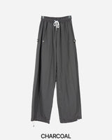 Side Snap Nylon Balloon Pants
