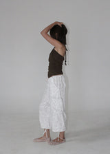 FLOWER PASTEL BERMUDA PANTS