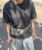 ユージュアルオーバーフィットピグメントTシャツ - 5COLOR