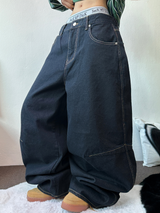 ステッチバルーンデニムパンツ 💙S-XL🖤