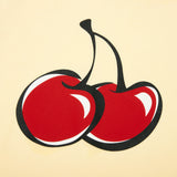 SIGNATURE BIG CHERRY CROP T-SHIRT - LEMON