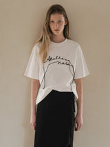 (T-7046)ループチェーンポイントTシャツ