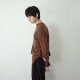 layer button knit
