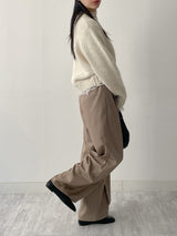 Wrap Banding Wide Slacks