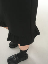 Midi Frill Skirt