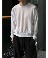 [Unisex] アイスクロップサマーニット(5color)