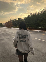 [UNISEX] U.S.A Andrew ピグメントブラッシュラグランスウェット (2 colors)