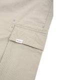 Light beige snap cargo pants