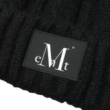 MISTY LEATHER PATCH CAT BEANIE