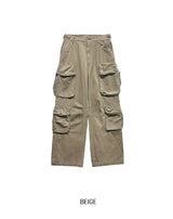 Evan Dyeing Multi Cargo Pants