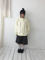 ボタンフラワーフードジップアップ