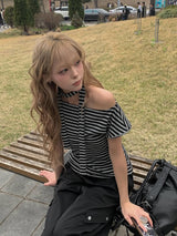 ハリー ピンタック バンディング ダイアゴナル カーゴパンツ