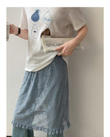 キュートペアアートクルーネックTシャツ