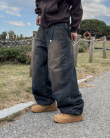 Fadel classic washing wide denim