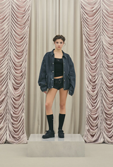 Balloon baggy jacket