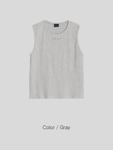 No.1203 stud sleeveless (3color)