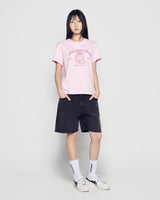 26SS WOMAN BROWN LINE FRIENDS SHORT SLEEVE T-SHIRT