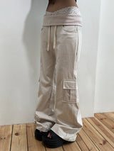 Fold West Cotton Semi-Cargo Bootcut Pants 4color