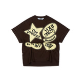 ロールアップピンタックTシャツ