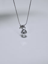 All surgical steel star mushroom necklace