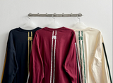 Football Two-Line Loose Fit Sweatshirt