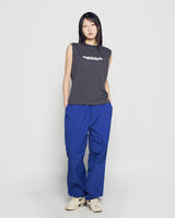 26SS SOLID NYLON WIDE PANTS