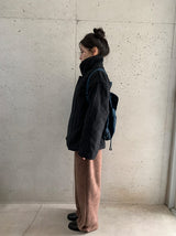 ハルカボカシ毛ニットバンディングワイドパンツ