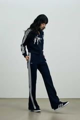 JOEL JERSEY TRACK PANTS / NAVY