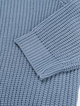 Crop saddle knit